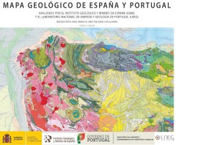 Carta Geologica Spagna e Portogallo