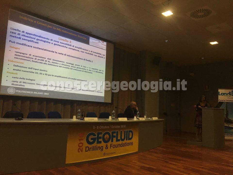 Convegno indagini geognostiche, geofluid 2016, dr.ssa Floriana PERGALANI